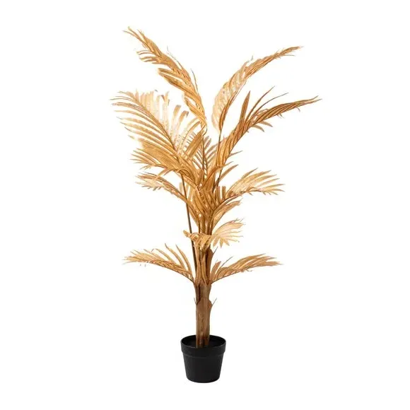 Artificial Palm Tree with Pot - Gold