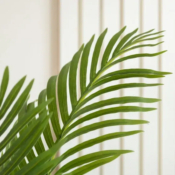 Artificial Palm Tree with Pot - Green, Plastic