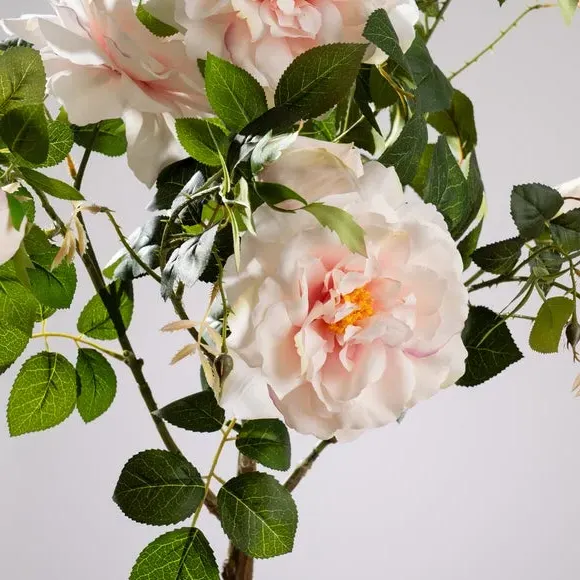 Artificial Rose Tree with Real Touch - Pink