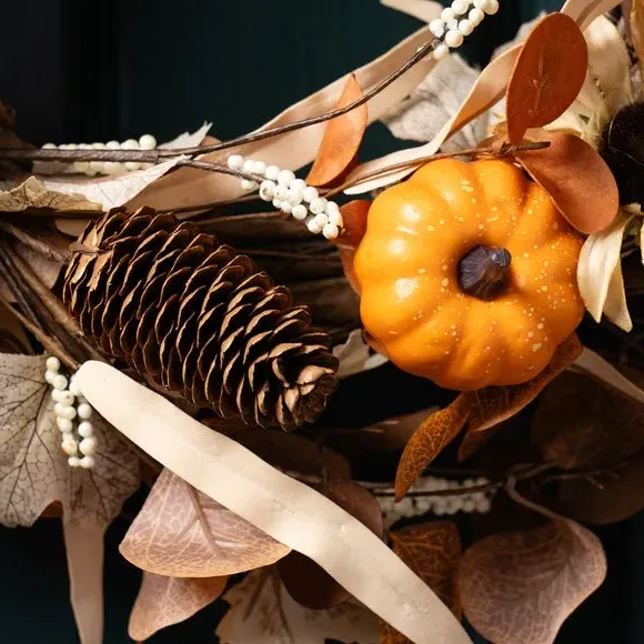 Artificial Sunflower Wreath - Multicolor
