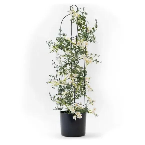 Climbing Obelisk Plant - Green, Artificial