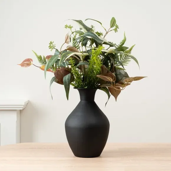 Mixed Foliage Bouquet - Green, Artificial image