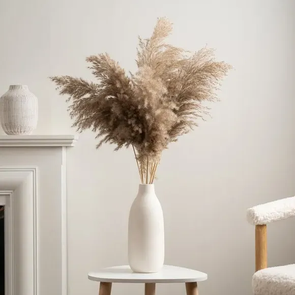 Pampas Grass Arrangement - Green, Ceramic Vase image
