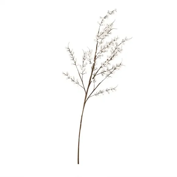 Pre-lit Berry Branch - White, Artificial