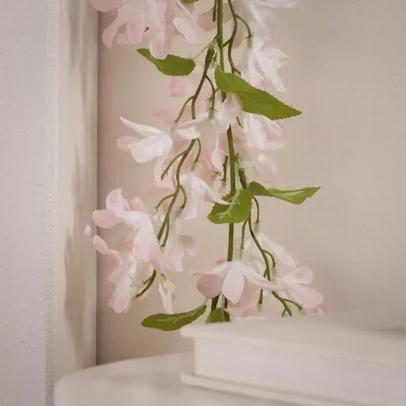 Set of 2 Cherry Blossom Garlands - Pink