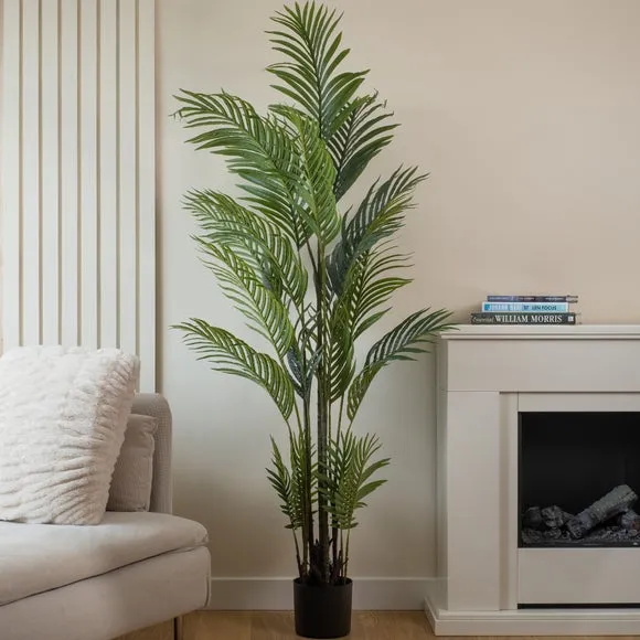 Tall Artificial Palm Tree - Green, Real Touch image