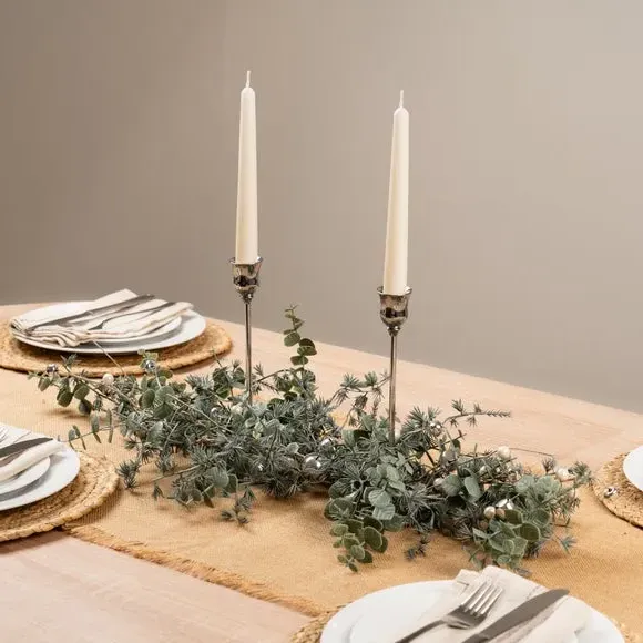 Trailing Pine Centrepiece with Bells - Green image