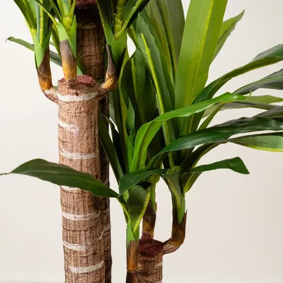 Triple Stem Artificial Yucca Tree - Green