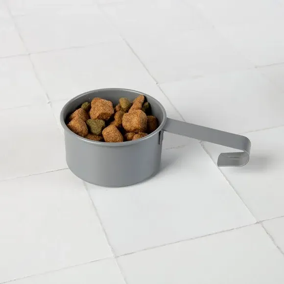 Set of 2 Storage Tins with Sealed Lids - Grey