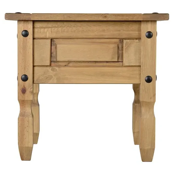 1 Drawer Lamp Table - Natural, Pine