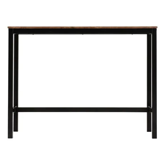 2-Seater Bar Table Set with Stools - Black Metal