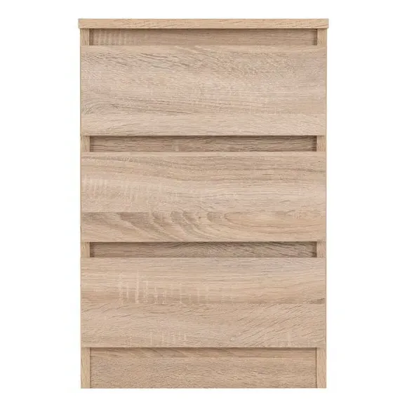 3-Drawer Bedside Table - Oak