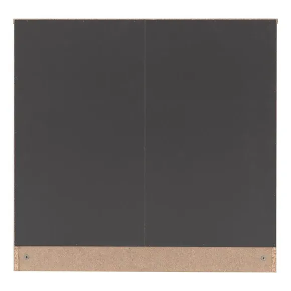 3-Drawer Chest with Storage - Grey, Wood