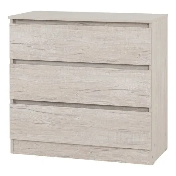 3-Drawer Chest with Storage - Urban Snow, Wood