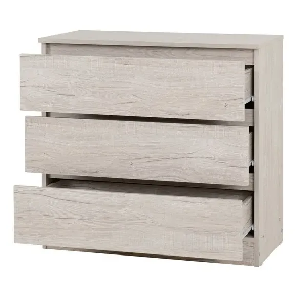 3-Drawer Chest with Storage - Urban Snow, Wood