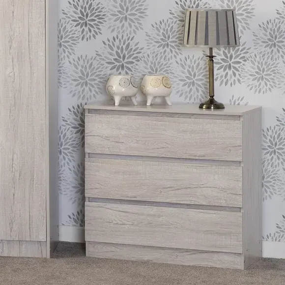 3-Drawer Chest with Storage - Urban Snow, Wood