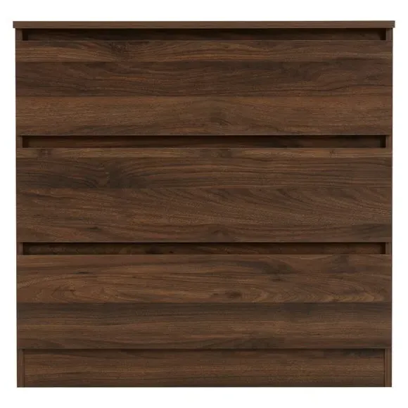 3-Drawer Chest with Storage - Walnut, Wood