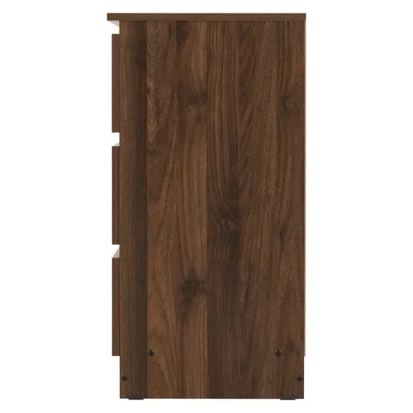 3-Drawer Chest with Storage - Walnut, Wood