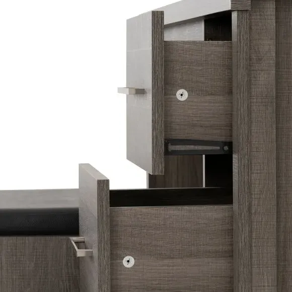 3-Drawer Dressing Table Set - Black