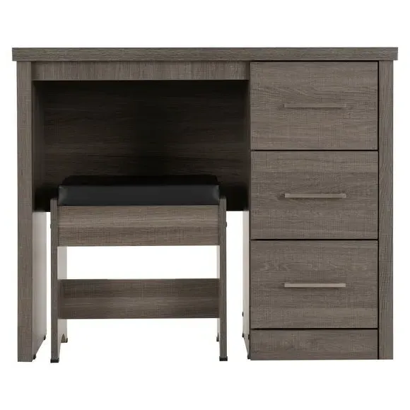 3-Drawer Dressing Table Set - Black image