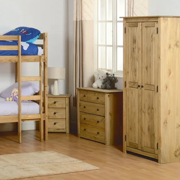 4-Drawer Chest - Brown, Pine