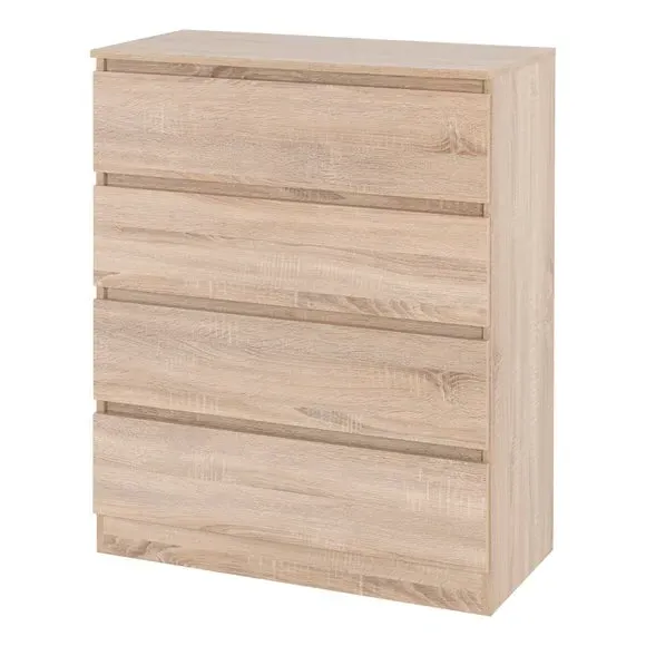 4-Drawer Chest of Drawers - Oak, Wood
