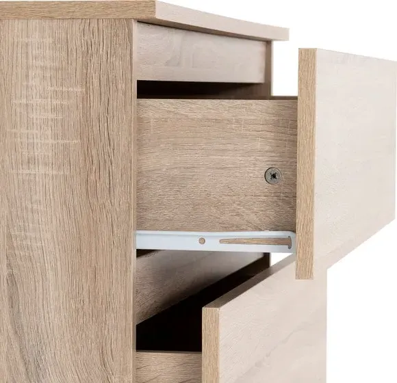 4-Drawer Chest of Drawers - Oak, Wood