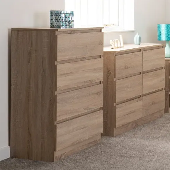4-Drawer Chest of Drawers - Oak, Wood image