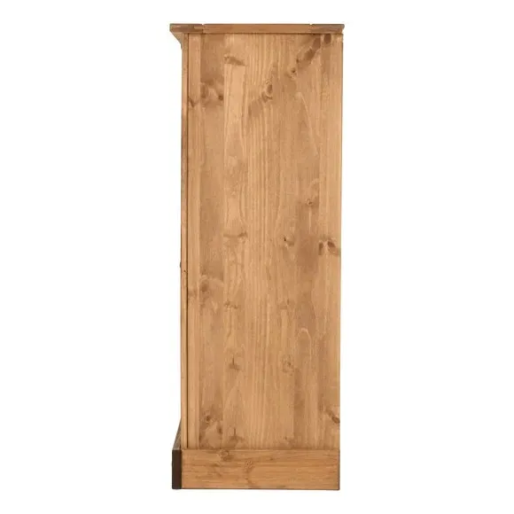 4-Drawer Chest with Metal Details - Pine