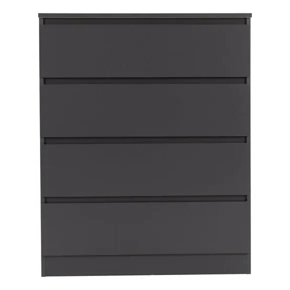 4-Drawer Chest with Quick Assembly - Grey