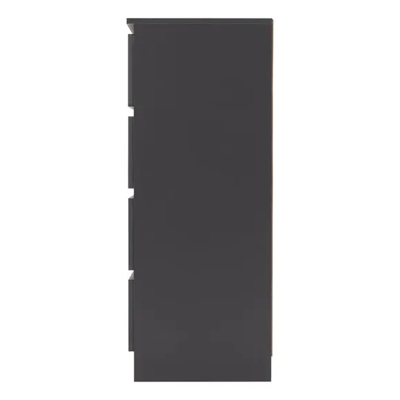 4-Drawer Chest with Quick Assembly - Grey