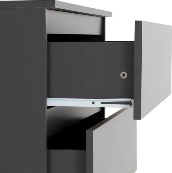 4-Drawer Chest with Quick Assembly - Grey