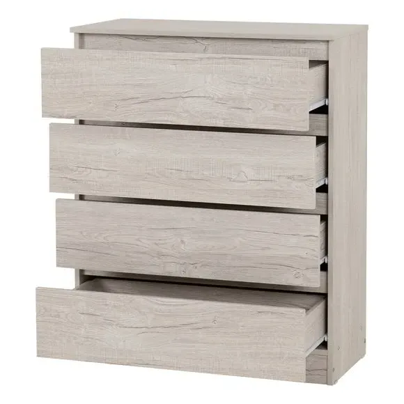 4-Drawer Chest with Quick Assembly - Urban Snow