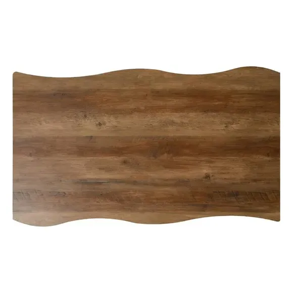 4-Seater Rectangular Dining Table - Mid Oak