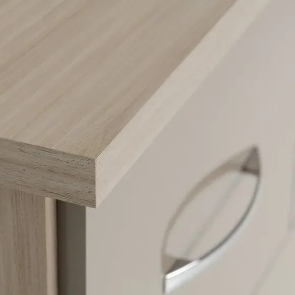 5 Drawer Chest - Natural, Oak Veneer