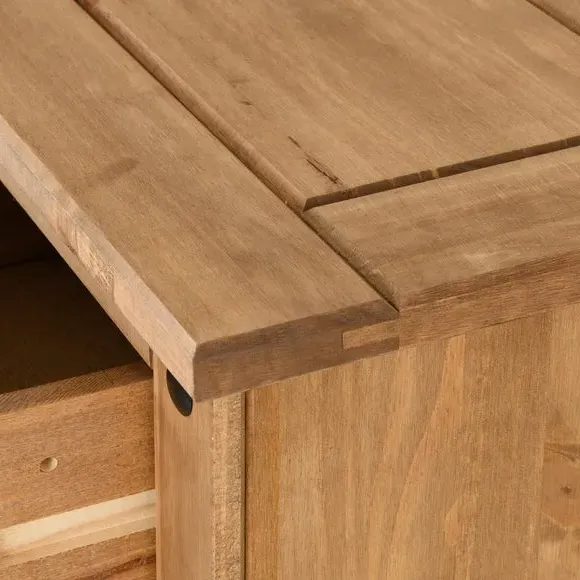 5-Drawer Tall Chest - Natural, Pine