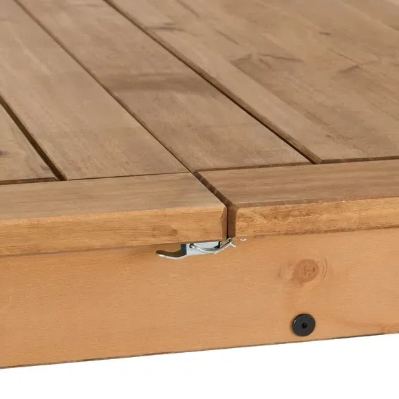6-8 Seater Extendable Dining Table - Natural, Pine