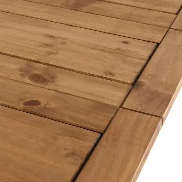 6-8 Seater Extendable Dining Table - Natural, Pine