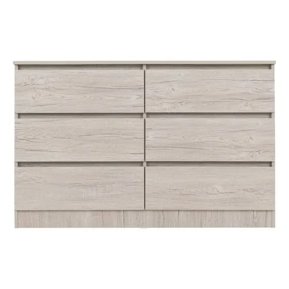 6-Drawer Chest of Drawers - Urban Snow, Wood
