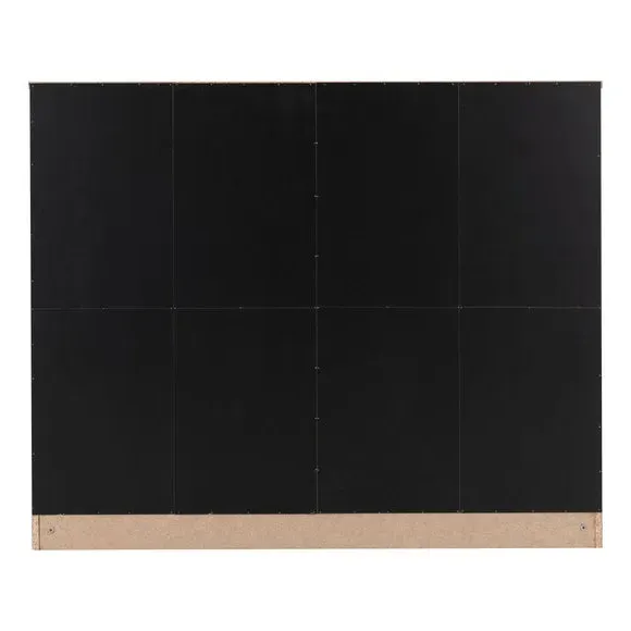 8-Drawer Chest of Drawers - Black, Wood