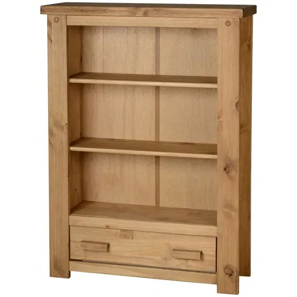 Bookcase with Drawer - Natural, Waxed Pine image