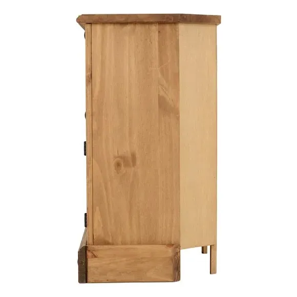 Corner TV Unit with Storage - Oak, Pine