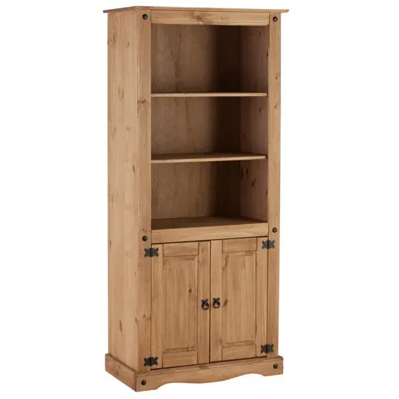 Display Unit with Cupboard - Oak, Pine image