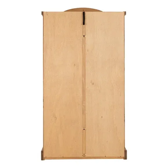 Double 1 Drawer Wardrobe - Brown, Pine