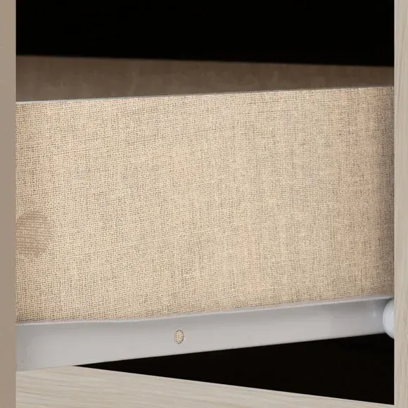 Double Wardrobe with Drawer - Natural