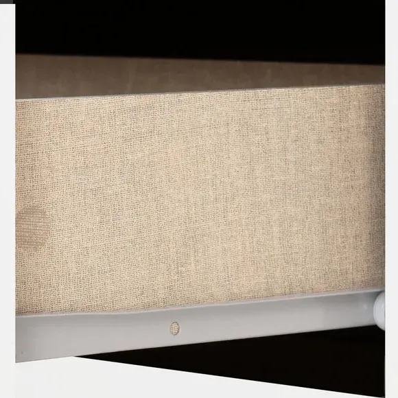 Double Wardrobe with Drawer - White