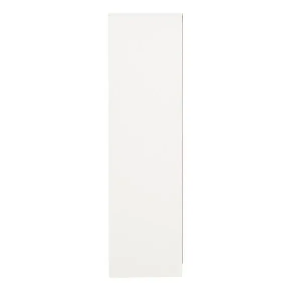 Double Wardrobe with Shelving - White