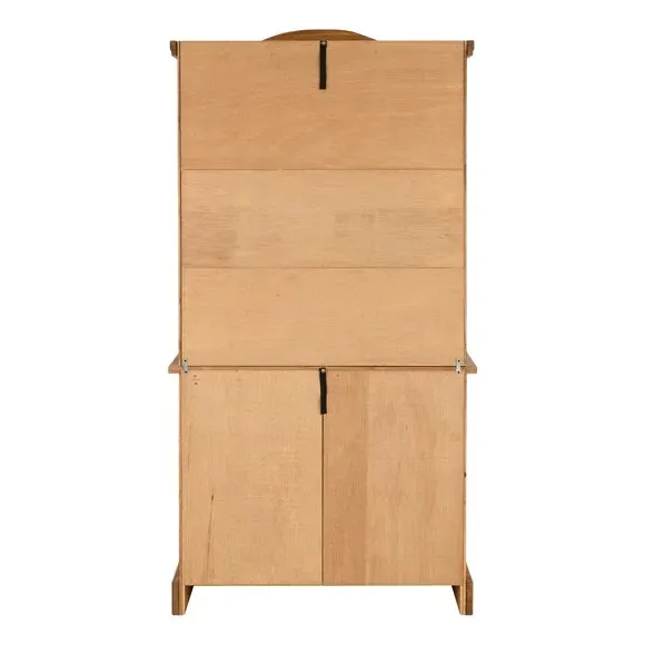 Dresser Unit with Glass Doors - Natural, Pine
