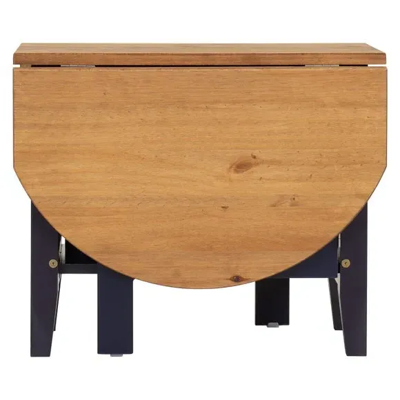 Drop Leaf Coffee Table - Navy, Wood