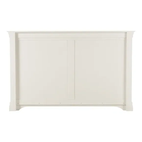 High End Bed Frame with Panels - Ivory